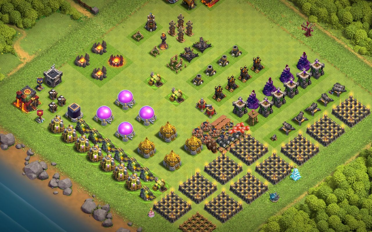Town Hall 10 Farming Base layout by GNAS