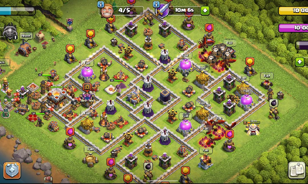 Town Hall 11 Farming Base layout by Roshan tamang