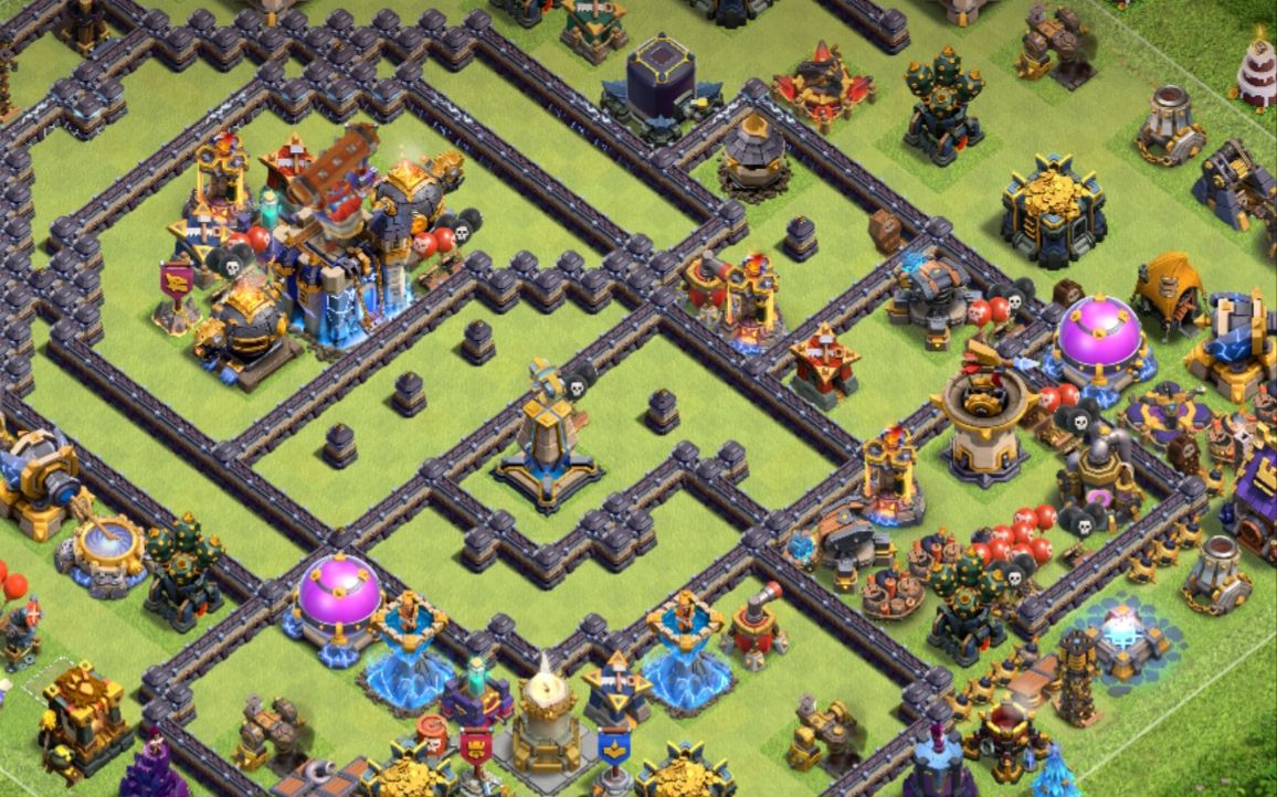 Town Hall 18 Trophy Base layout by sourena