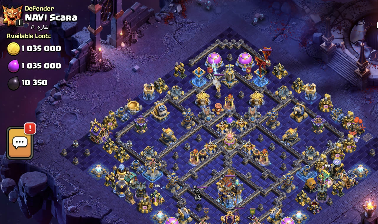 Town Hall 18 Legend Base layout by XLR8
