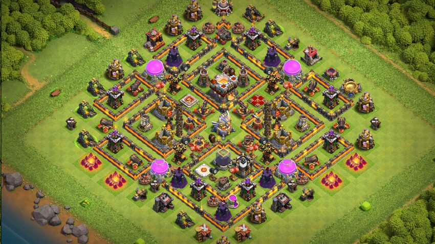 Town Hall 11 Trophy Base layout by TReX