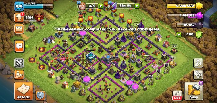 Town Hall 13 War Base layout by User