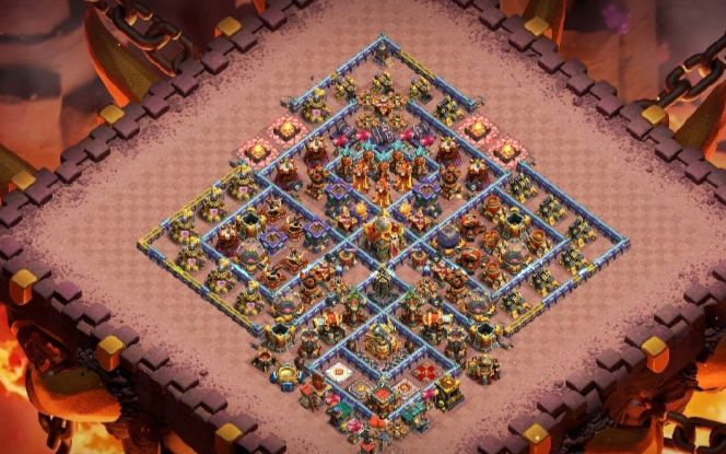 Town Hall 16 Trophy Base layout by #Perfect_Gammer