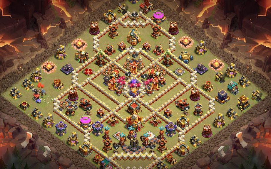 Town Hall 16 War Base layout by XLR8