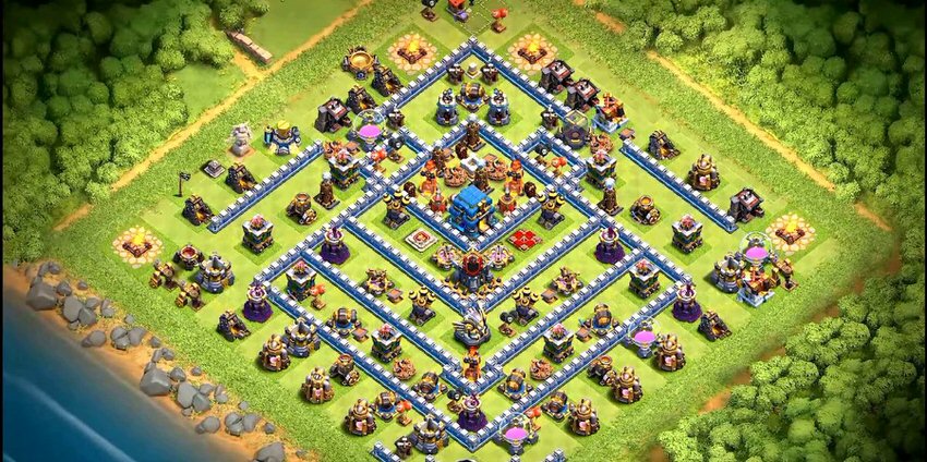 Town Hall 12 Farming Base layout by TReX