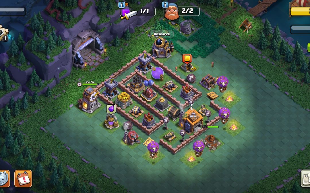 Builder Hall 7 Builder Base layout by Kwon Eunbi