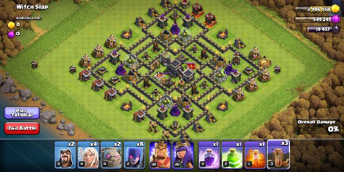 Town Hall 9 Farming Base layout by User