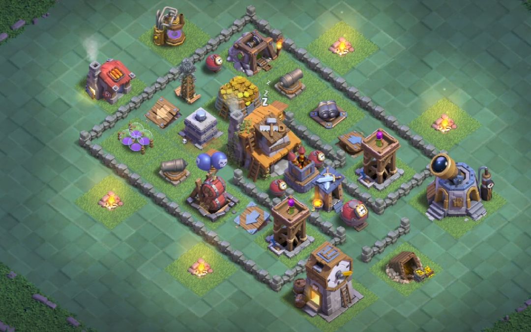 Builder Hall 4 Builder Base layout by XLR8