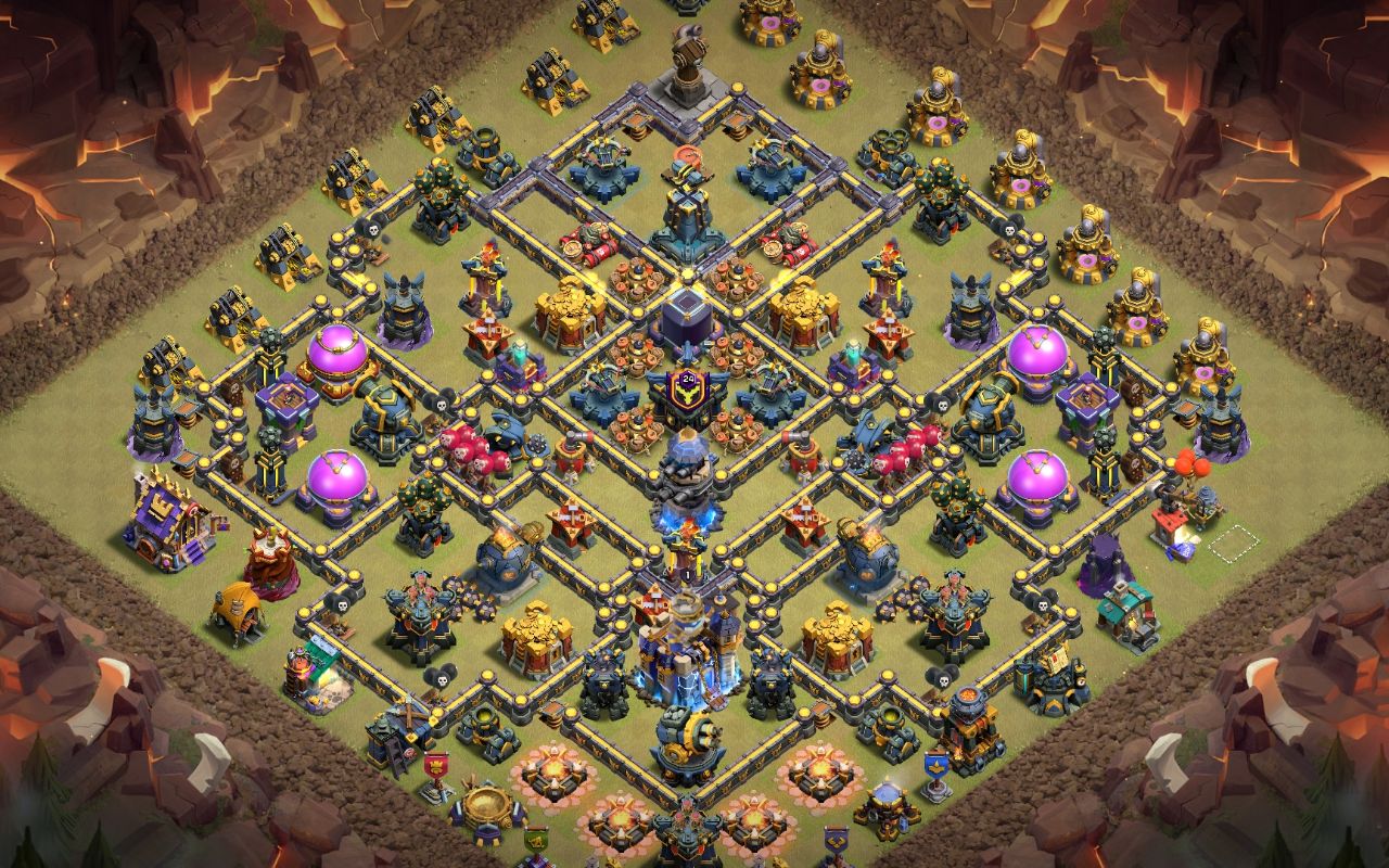 Town Hall 18 Farming Base layout by Bj Raihan