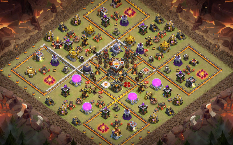 Town Hall 11 War Base layout by 0=={}=Venom=>
