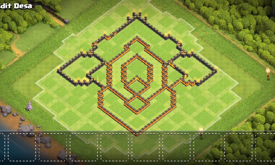 Town Hall 10 Trophy Base layout by ZEDD