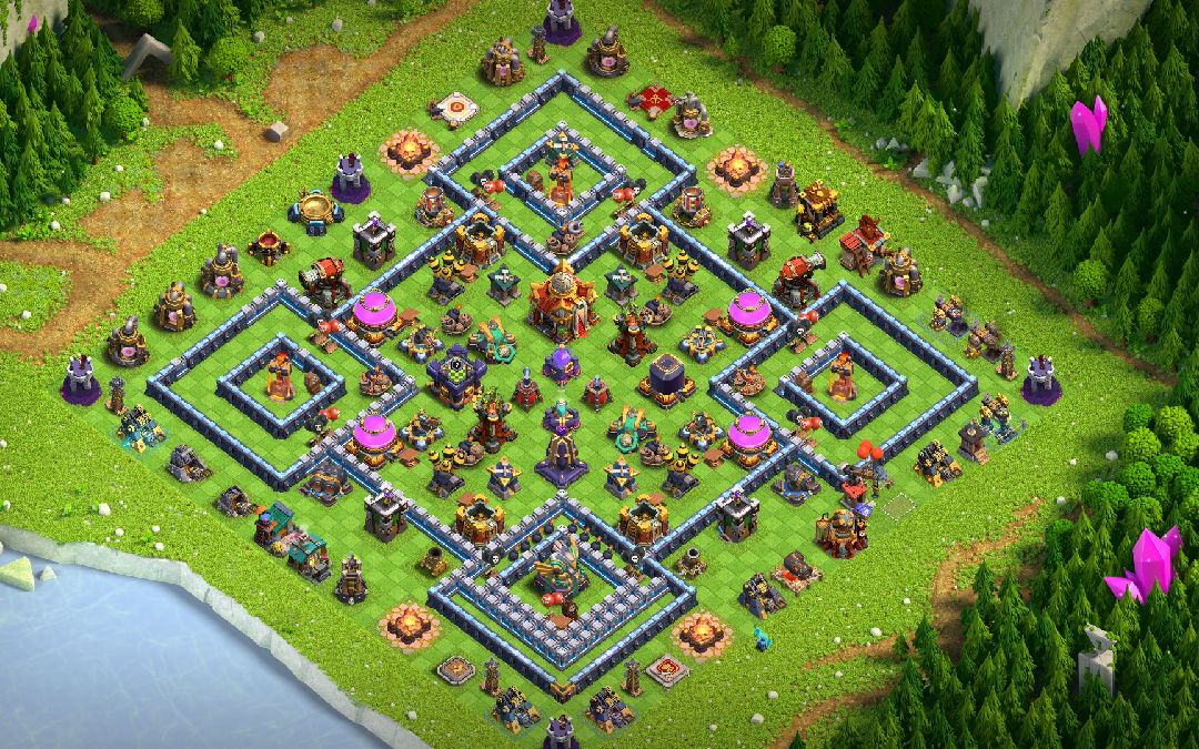 Town Hall 16 Hybrid Base layout by another world