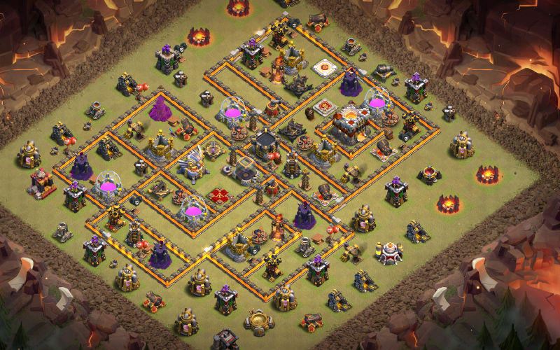 Town Hall 11 War Base layout by OisikPlays