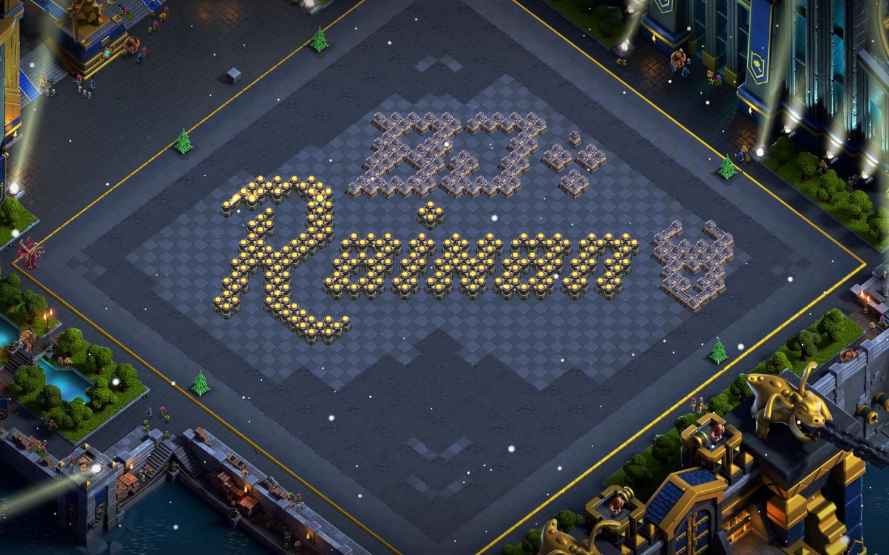 Town Hall 18 Fun Base layout by Bj Raihan