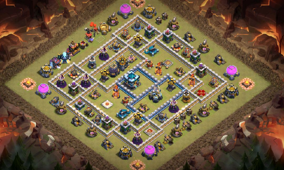 Town Hall 13 War Base layout by TReX