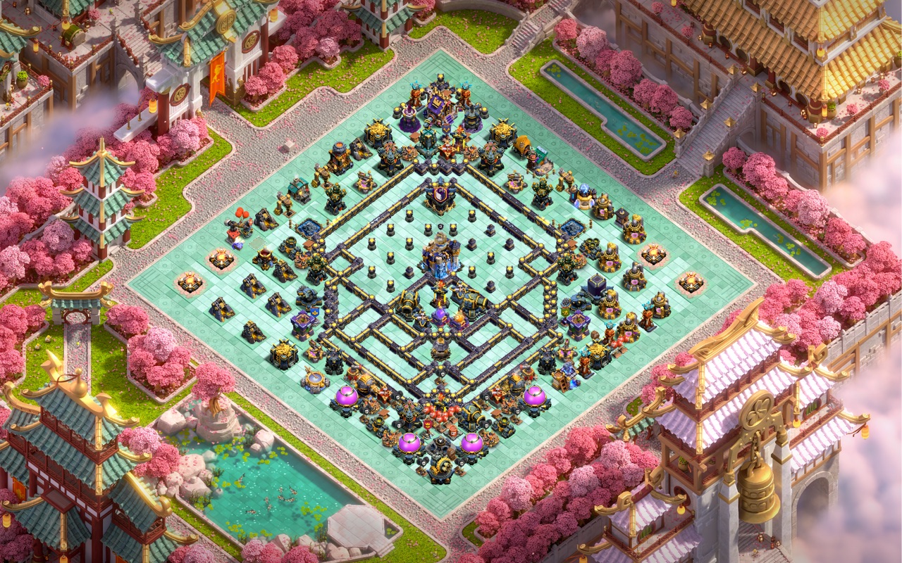 Town Hall 18 War Base layout by T4nn