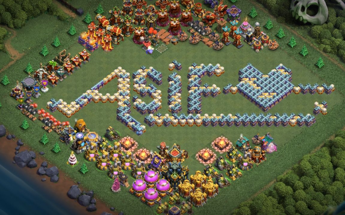 Town Hall 17 Fun Base layout by rifat