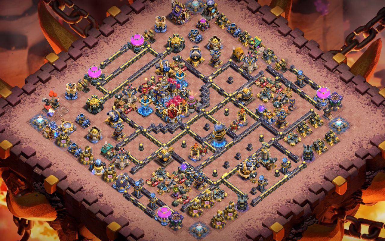 Town Hall 18 War Base layout by XLR8