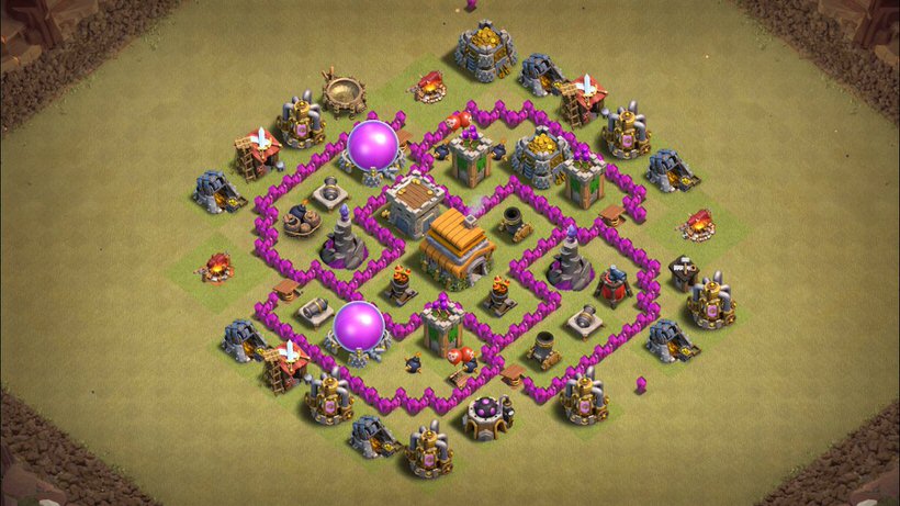 Town Hall 6 War Base layout by TReX
