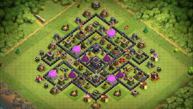 Town Hall 9 Farming Base layout by TReX