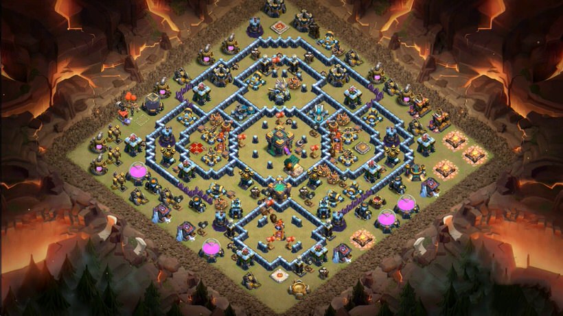 Town Hall 14 War Base layout by TReX
