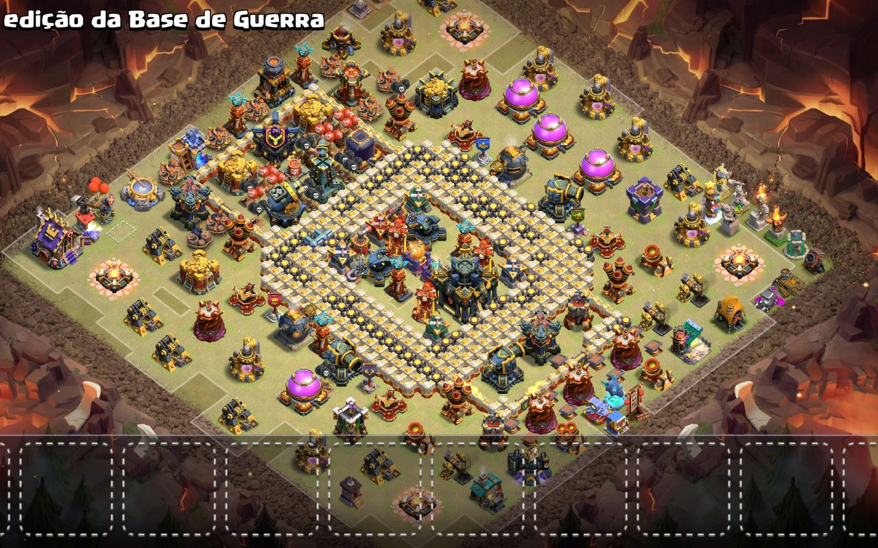 Town Hall 17 War Base layout by GuilhermeAfonso