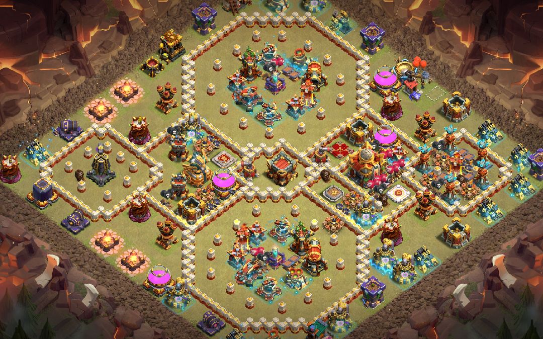 Town Hall 16 War Base layout by Atilla The Pun