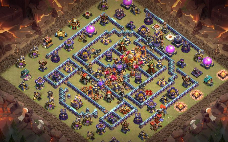 Town Hall 16 War Base layout by XLR8