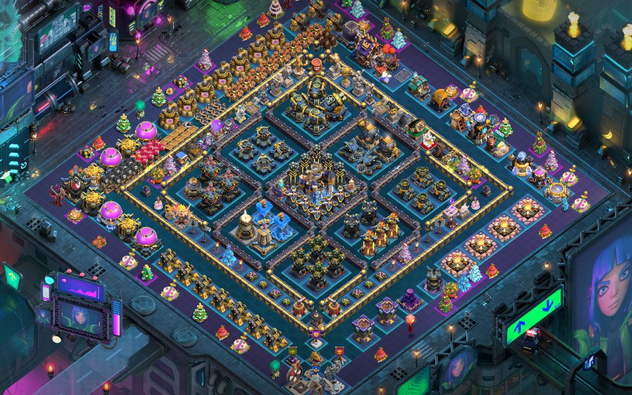 Town Hall 18 Farming Base layout by GenSPX