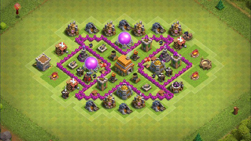 Town Hall 6 Fun Base layout by TReX