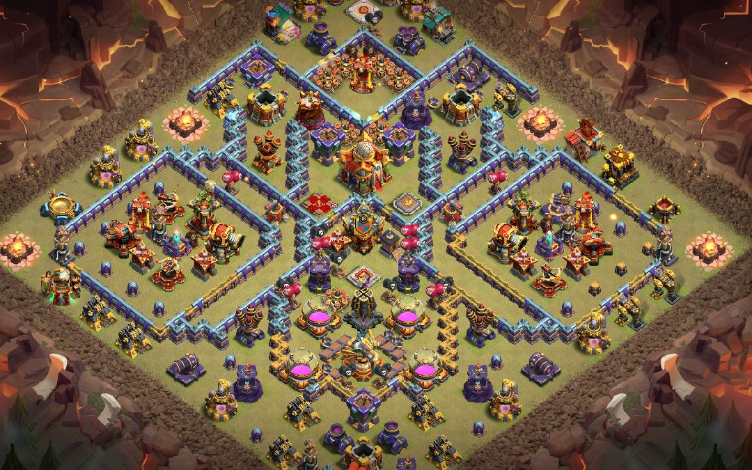 Town Hall 16 War Base layout by Atilla The Pun