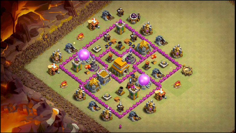 Town Hall 6 War Base layout by TReX
