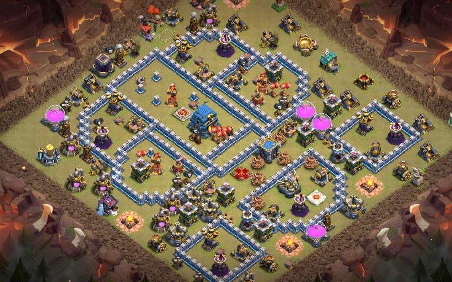 Town Hall 12 War Base layout by MD Yasir Gaming
