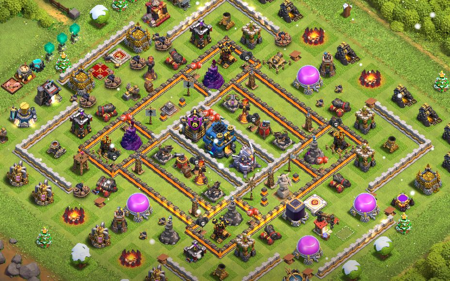 Town Hall 12 War Base layout by Ayaa canss