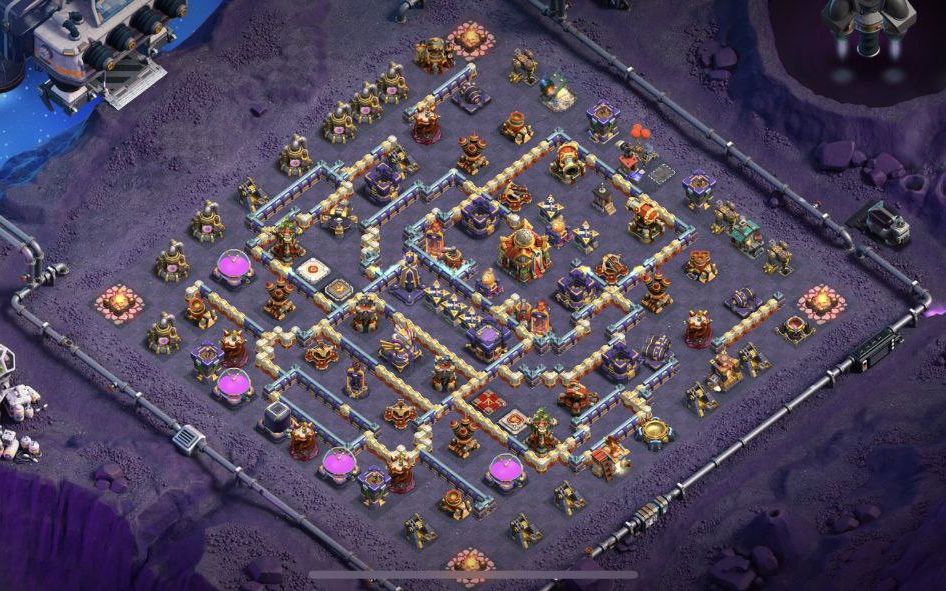 Town Hall 16 Trophy Base layout by XLR8