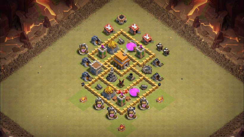 Town Hall 5 War Base layout by TReX