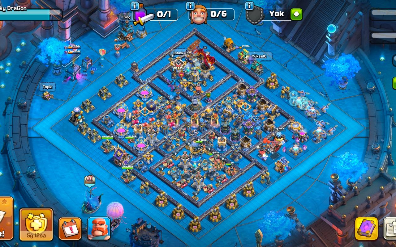 Town Hall 18 Trophy Base layout by SkyDraGoN