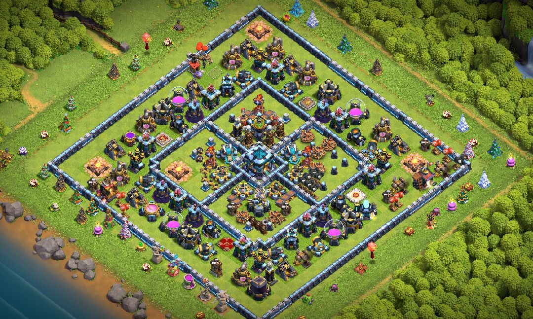 Town Hall 13 War Base layout by cidones