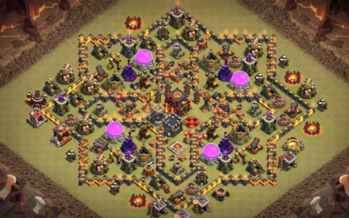 Town Hall 10 Hybrid Base layout by #Perfect_Gammer