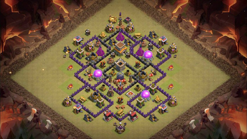 Town Hall 8 War Base layout by TReX