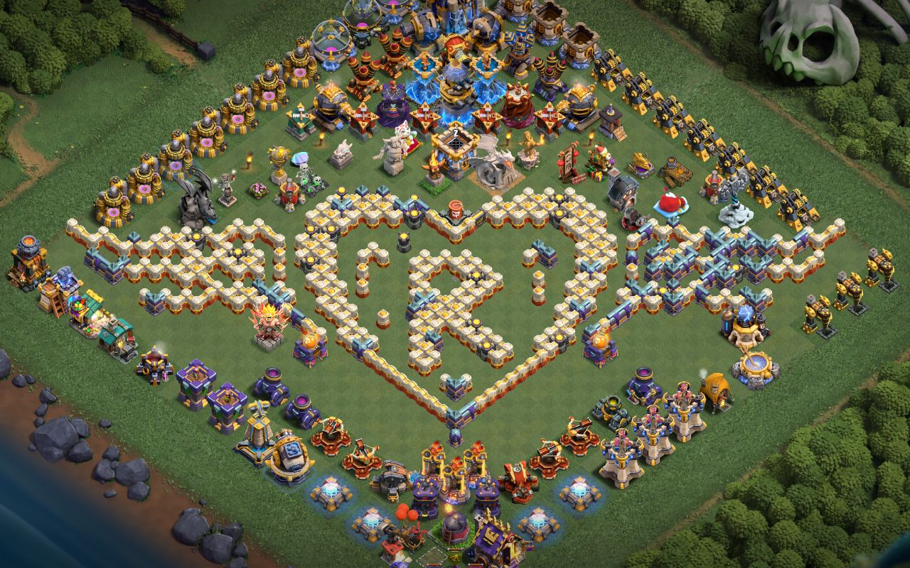 Town Hall 18 Fun Base layout by Raazace Maharjan