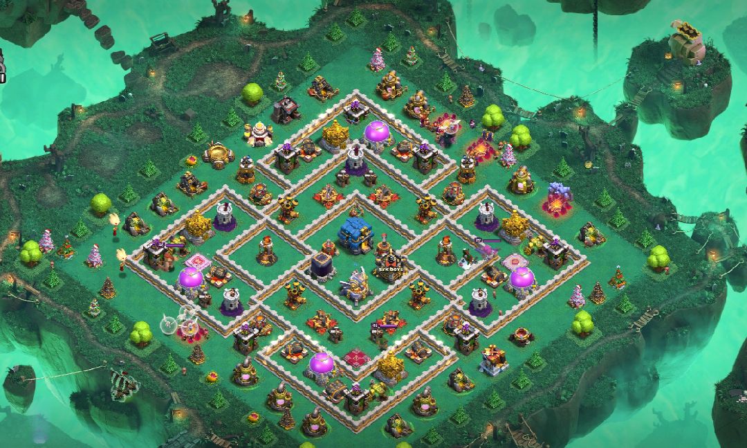 Town Hall 12 Trophy Base layout by User