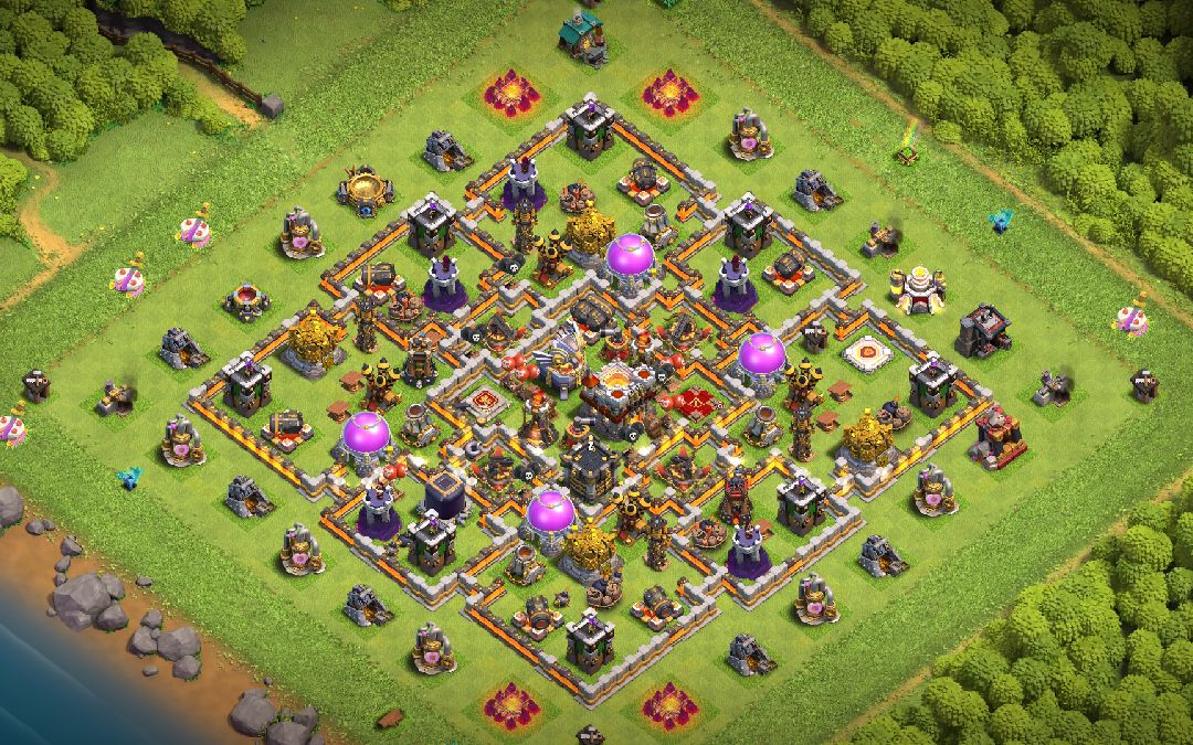 Town Hall 11 Hybrid Base layout by coole$t