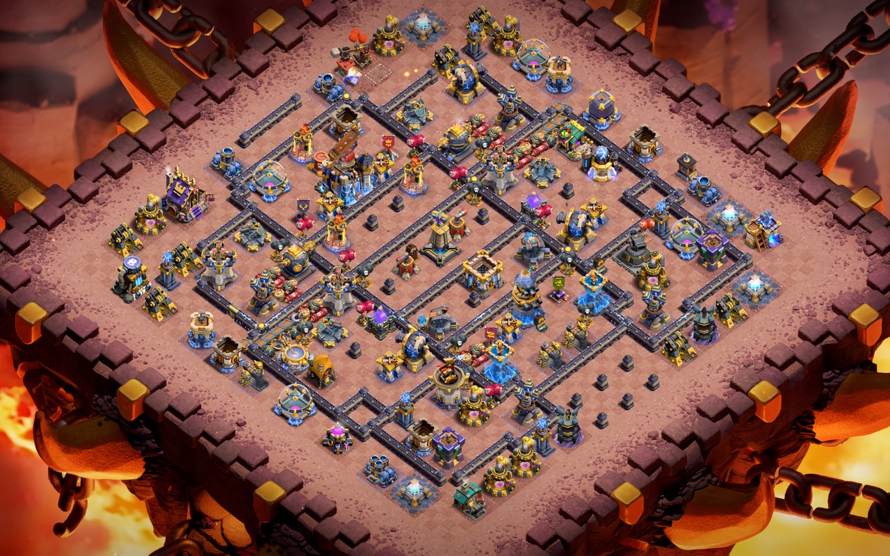 Town Hall 18 War Base layout by Fatih Öztürk