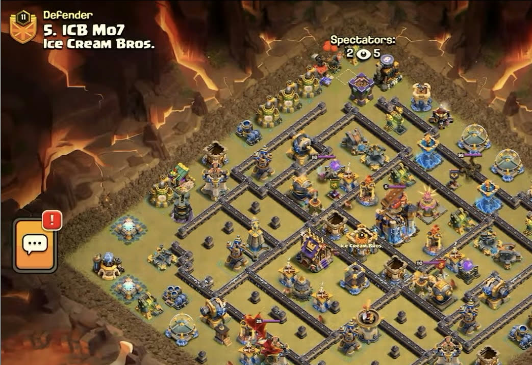 Town Hall 18 War Base layout by XLR8