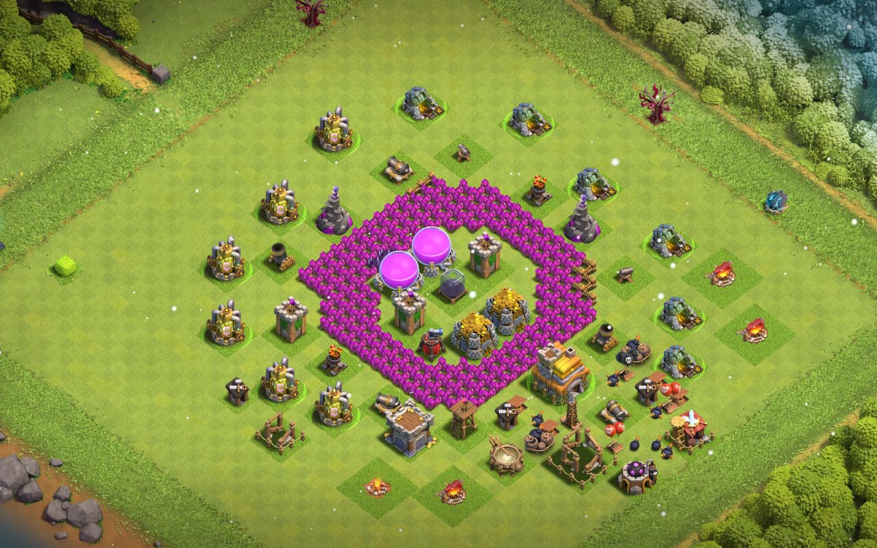 Town Hall 7 Farming Base layout by PHANTOM