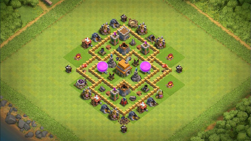 Town Hall 6 Farming Base layout by TReX