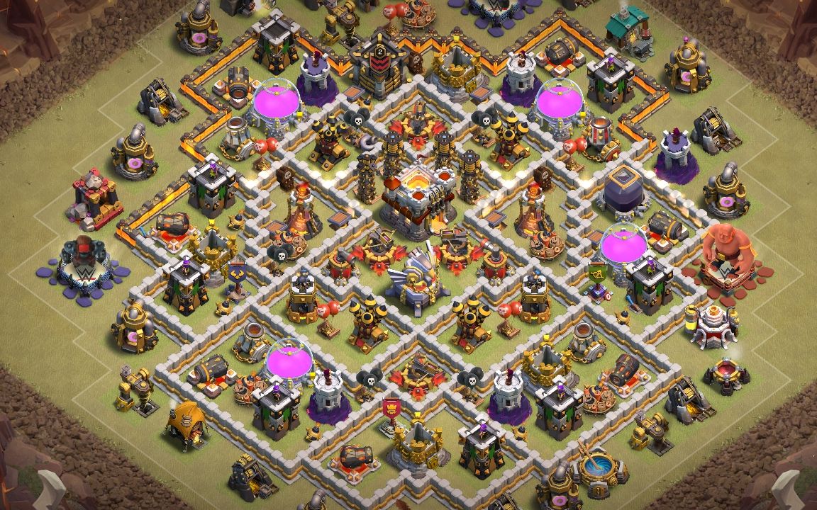 Town Hall 11 War Base layout by Clash Player