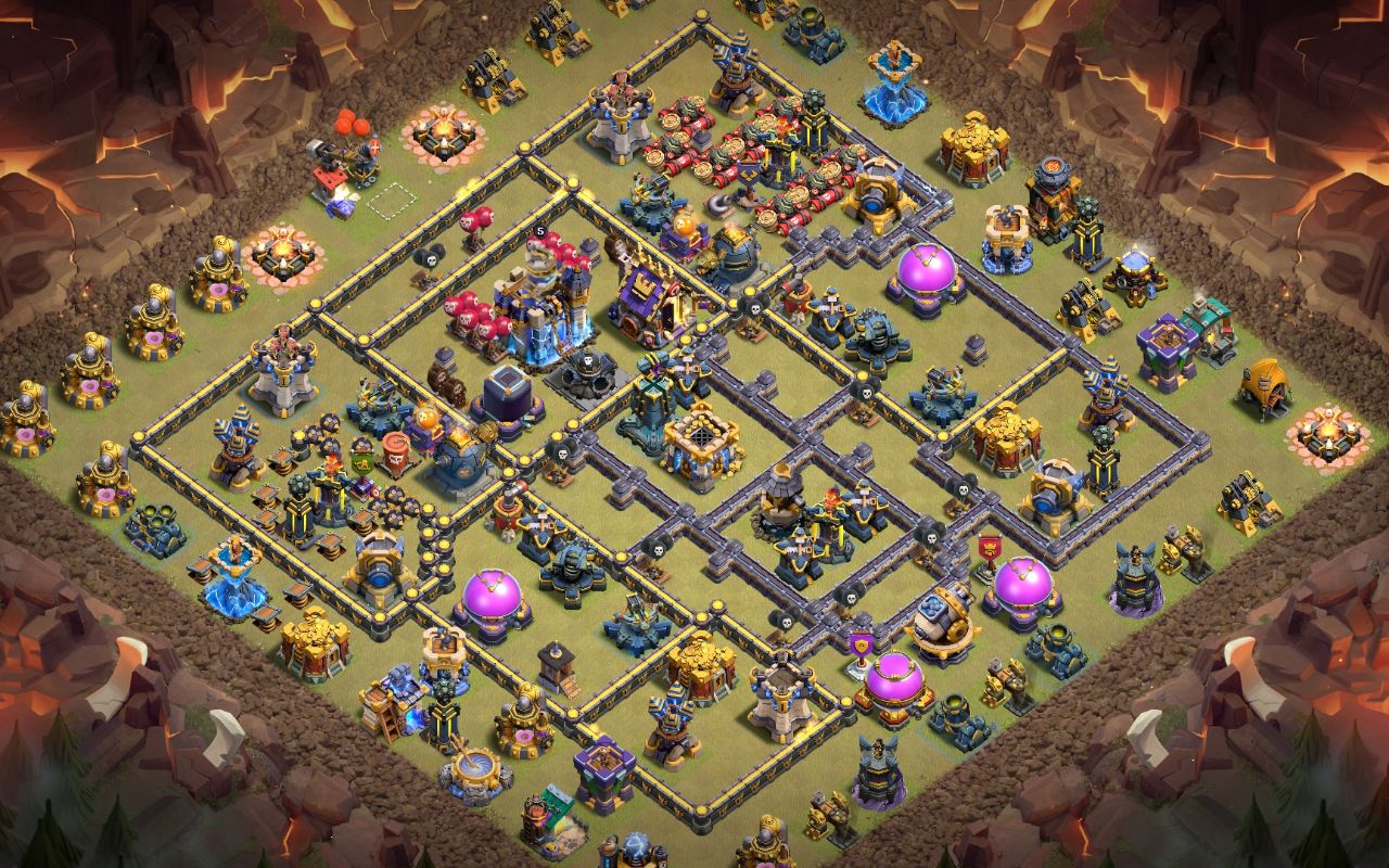 Town Hall 18 CWL Base layout by Bj Raihan