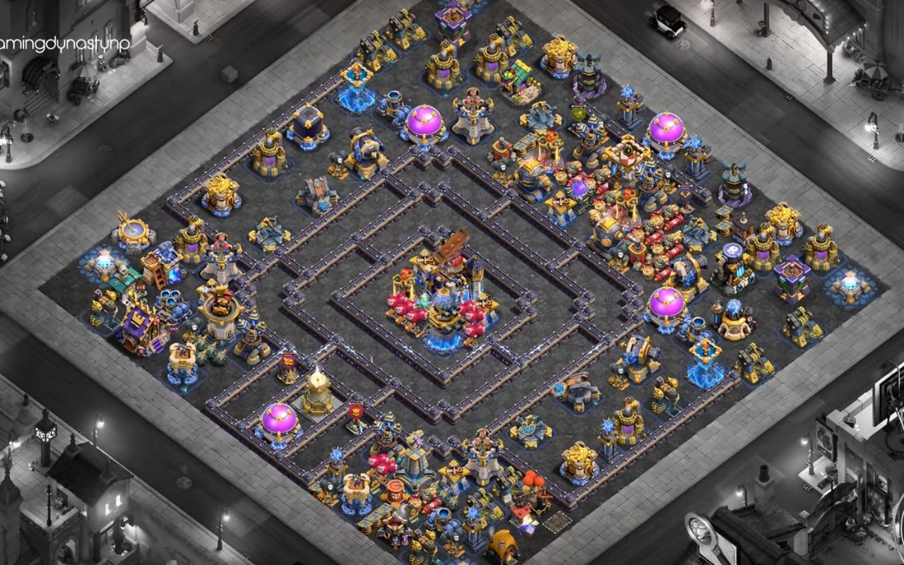 Town Hall 18 Hybrid Base layout by BH10